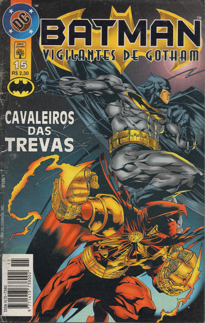 Cover for Batman: Vigilantes de Gotham (Editora Abril, 1996 series) #15