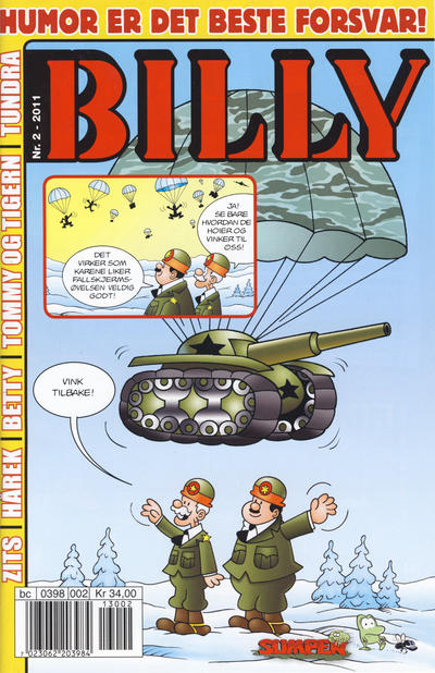 Cover for Billy (Hjemmet / Egmont, 1998 series) #2/2011