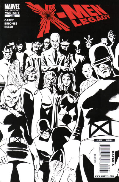 Cover for X-Men: Legacy (Marvel, 2008 series) #225 [Second Printing]