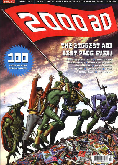 Cover for 2000 AD (Egmont Fleetway Ltd, 1999 series) #2000