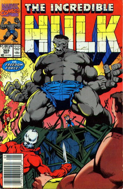 Cover for The Incredible Hulk (Marvel, 1968 series) #369 [Newsstand]