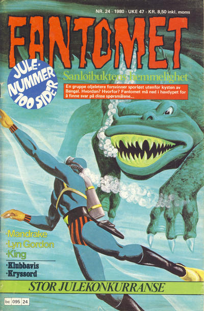 Cover for Fantomet (Semic, 1976 series) #24/1980