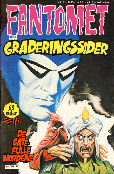Cover for Fantomet (Semic, 1976 series) #21/1980