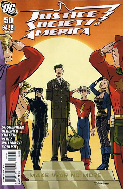 Cover for Justice Society of America (DC, 2007 series) #50 [Darwyn Cooke Cover]
