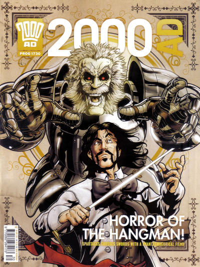 Cover for 2000 AD (Rebellion, 2001 series) #1730