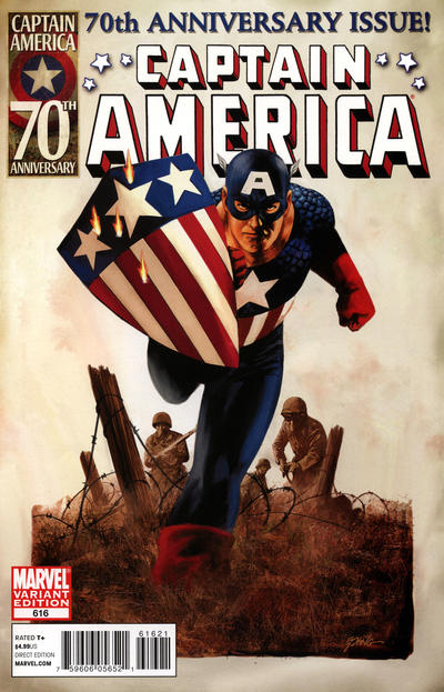 Cover for Captain America (Marvel, 2005 series) #616 [Steve Epting Variant]