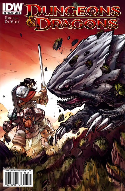 Cover for Dungeons & Dragons (IDW, 2010 series) #6 [Cover B - Denis Medri]