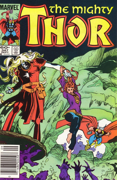 Cover for Thor (Marvel, 1966 series) #347 [Newsstand]