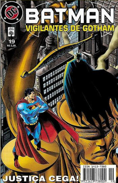Cover for Batman: Vigilantes de Gotham (Editora Abril, 1996 series) #19