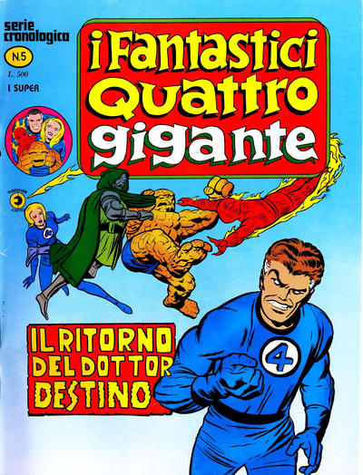 Cover for I Fantastici Quattro Gigante (Editoriale Corno, 1978 series) #5