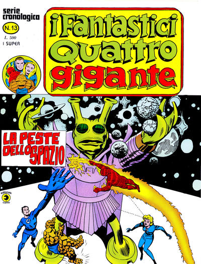 Cover for I Fantastici Quattro Gigante (Editoriale Corno, 1978 series) #13