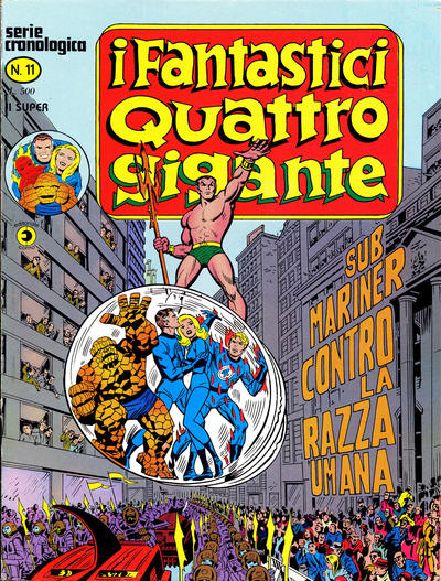 Cover for I Fantastici Quattro Gigante (Editoriale Corno, 1978 series) #11
