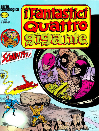 Cover for I Fantastici Quattro Gigante (Editoriale Corno, 1978 series) #22