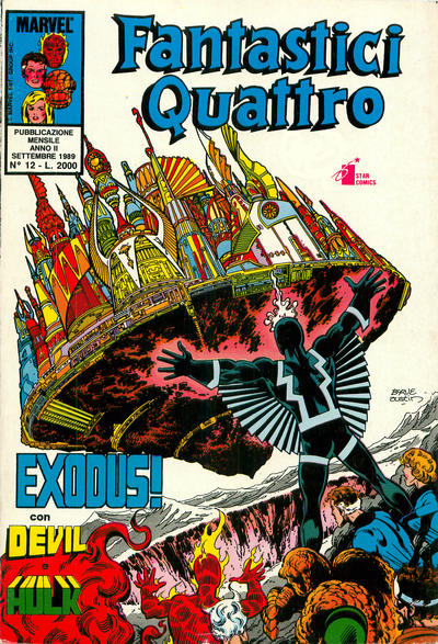 Cover for Fantastici Quattro (Edizioni Star Comics, 1988 series) #12