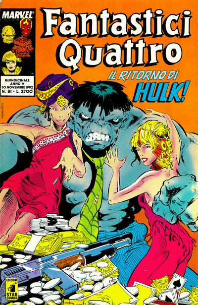 Cover for Fantastici Quattro (Edizioni Star Comics, 1988 series) #81