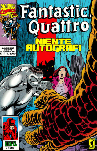 Cover for Fantastici Quattro (Edizioni Star Comics, 1988 series) #111