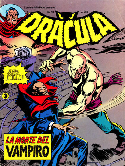 Cover for Corriere della Paura Presenta Dracula (Editoriale Corno, 1976 series) #18