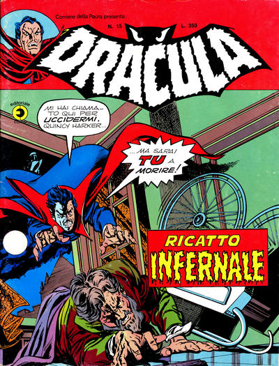 Cover for Corriere della Paura Presenta Dracula (Editoriale Corno, 1976 series) #15