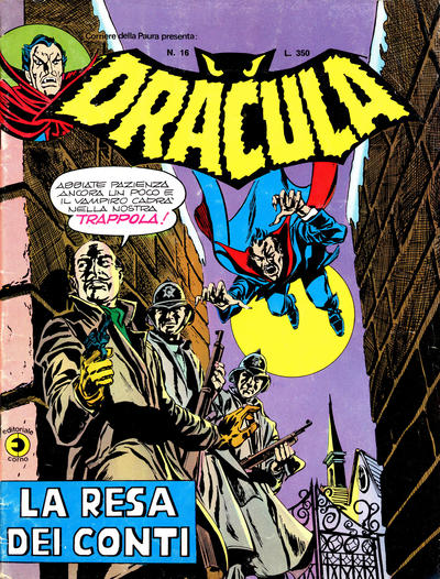 Cover for Corriere della Paura Presenta Dracula (Editoriale Corno, 1976 series) #16