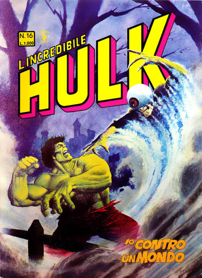 Cover for L'Incredibile Hulk (Editoriale Corno, 1980 series) #16