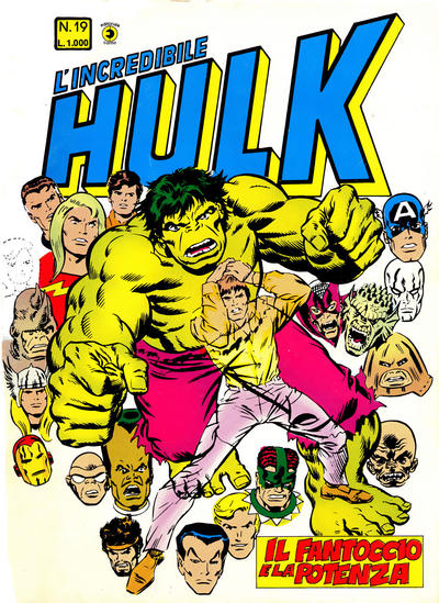 Cover for L'Incredibile Hulk (Editoriale Corno, 1980 series) #19