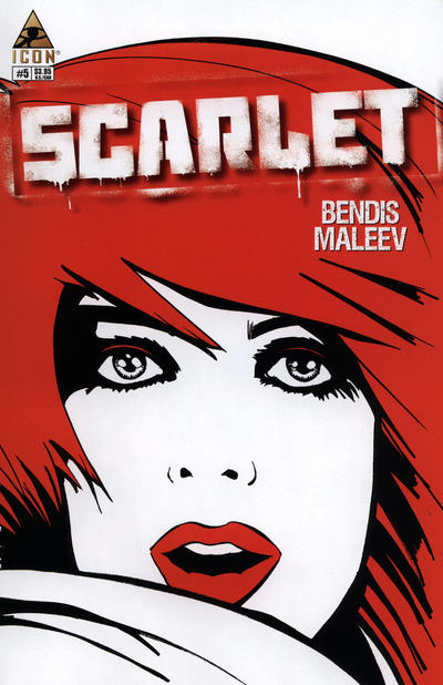 Cover for Scarlet (Marvel, 2010 series) #5 [Variant Edition by Brian Michael Bendis]