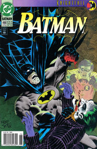 Cover for Batman (DC, 1940 series) #496 [Newsstand]