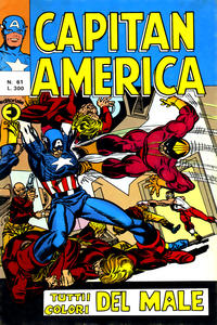 Cover Thumbnail for Capitan America (Editoriale Corno, 1973 series) #61