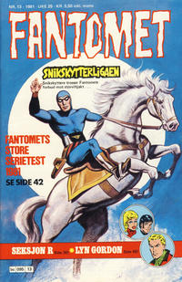 Cover Thumbnail for Fantomet (Semic, 1976 series) #13/1981
