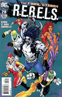 Cover Thumbnail for R.E.B.E.L.S. (DC, 2009 series) #28