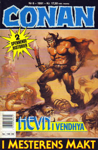 Cover Thumbnail for Conan (Bladkompaniet / Schibsted, 1990 series) #6/1991