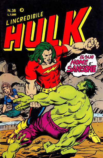 Cover for L'Incredibile Hulk (Editoriale Corno, 1980 series) #38