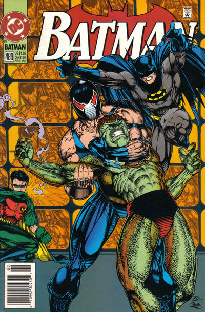 Cover for Batman (DC, 1940 series) #489 [Newsstand]