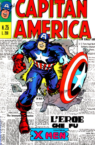 Cover for Capitan America (Editoriale Corno, 1973 series) #25