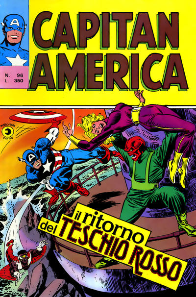 Cover for Capitan America (Editoriale Corno, 1973 series) #96