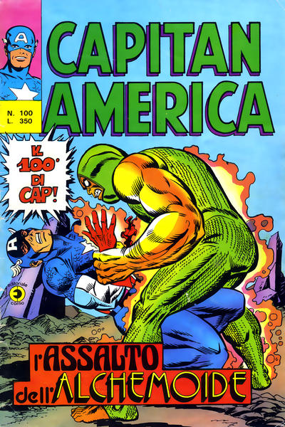 Cover for Capitan America (Editoriale Corno, 1973 series) #100