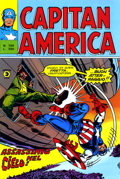 Cover for Capitan America (Editoriale Corno, 1973 series) #104