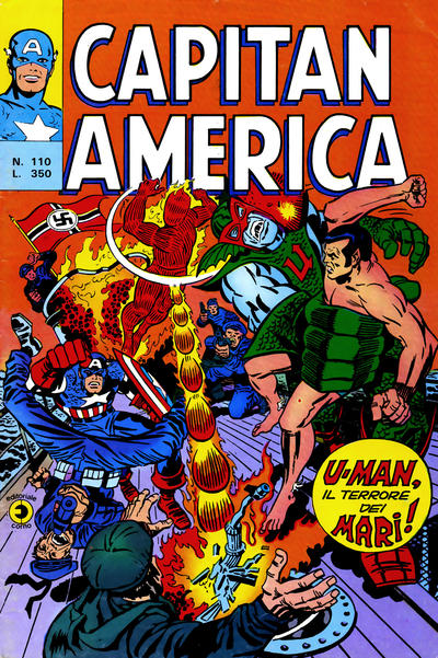 Cover for Capitan America (Editoriale Corno, 1973 series) #110