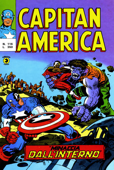 Cover for Capitan America (Editoriale Corno, 1973 series) #116