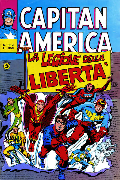 Cover for Capitan America (Editoriale Corno, 1973 series) #112