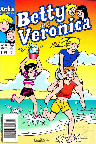 Cover for Betty and Veronica (Archie, 1987 series) #91 [Newsstand]
