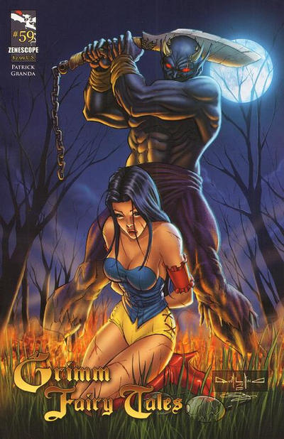 Cover for Grimm Fairy Tales (Zenescope Entertainment, 2005 series) #59 [Cover A - Pasquale Qualano]