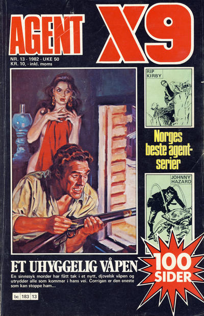 Cover for Agent X9 (Semic, 1976 series) #13/1982