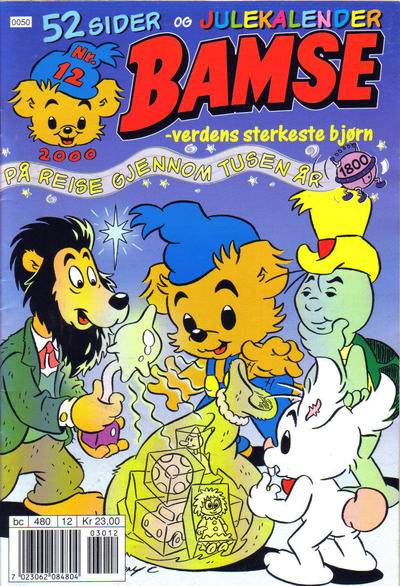 Cover for Bamse (Hjemmet / Egmont, 1991 series) #12/2000