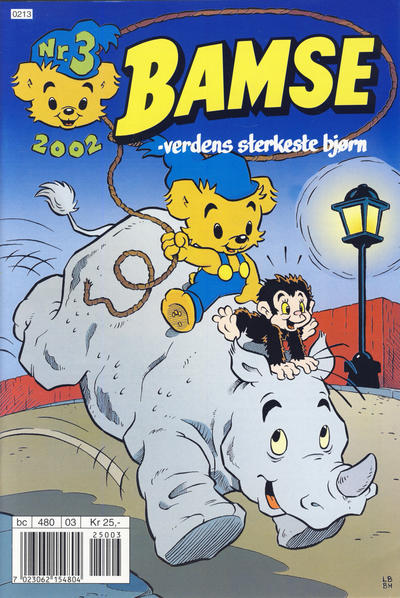 Cover for Bamse (Hjemmet / Egmont, 1991 series) #3/2002