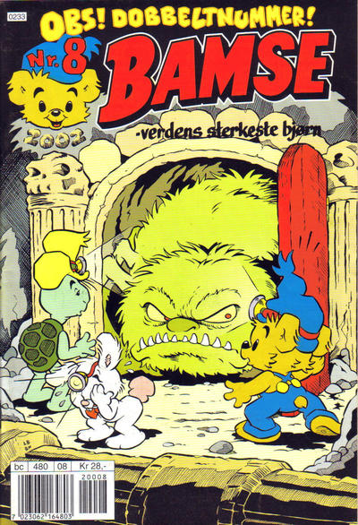 Cover for Bamse (Hjemmet / Egmont, 1991 series) #8/2002