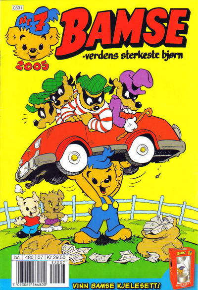 Cover for Bamse (Hjemmet / Egmont, 1991 series) #7/2005