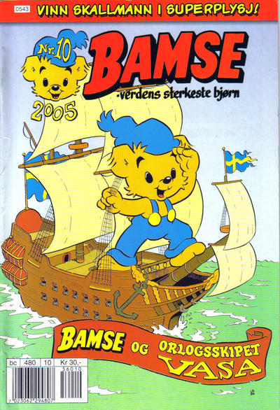 Cover for Bamse (Hjemmet / Egmont, 1991 series) #10/2005