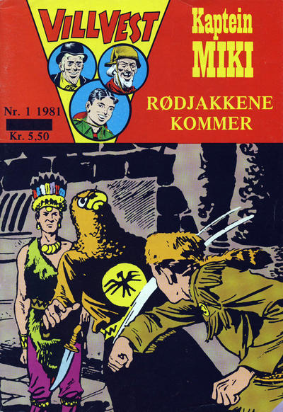 Cover for Vill Vest (Serieforlaget / Se-Bladene / Stabenfeldt, 1953 series) #1/1981