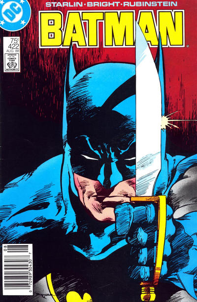 Cover for Batman (DC, 1940 series) #422 [Newsstand]